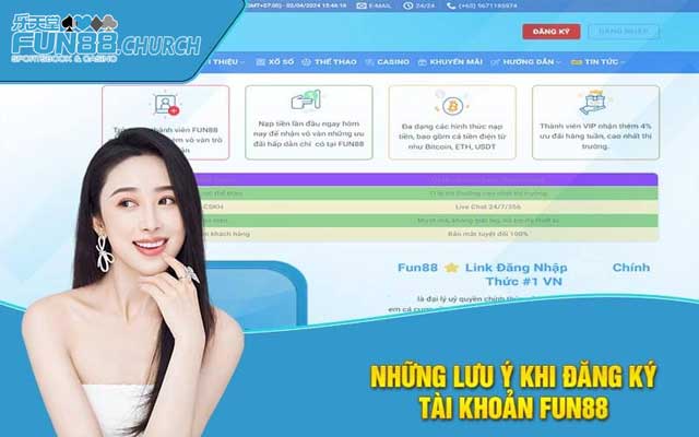 Một số lưu ý cơ bản khi thực hiện đăng ký Fun88.